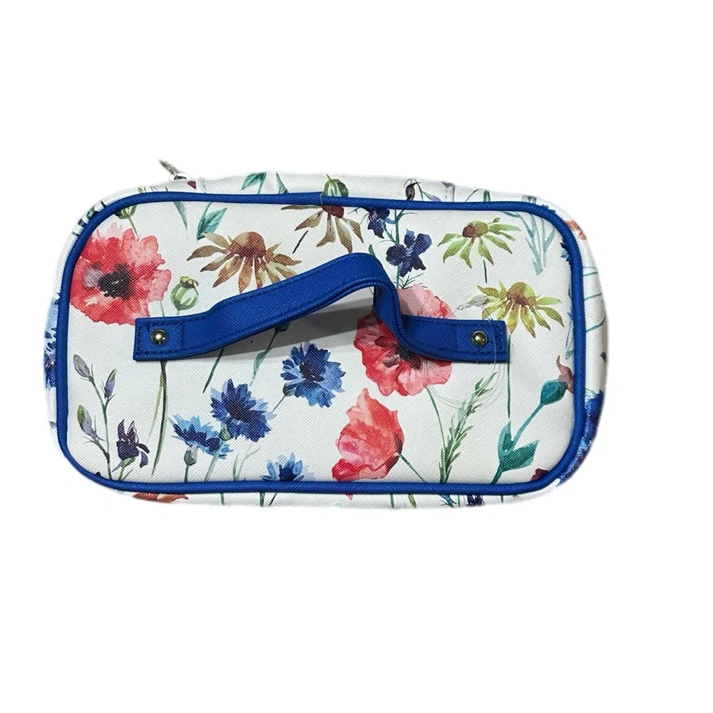 Christian Lacroix NWOT Floral Cosmetic Bag Beauty Travel Case